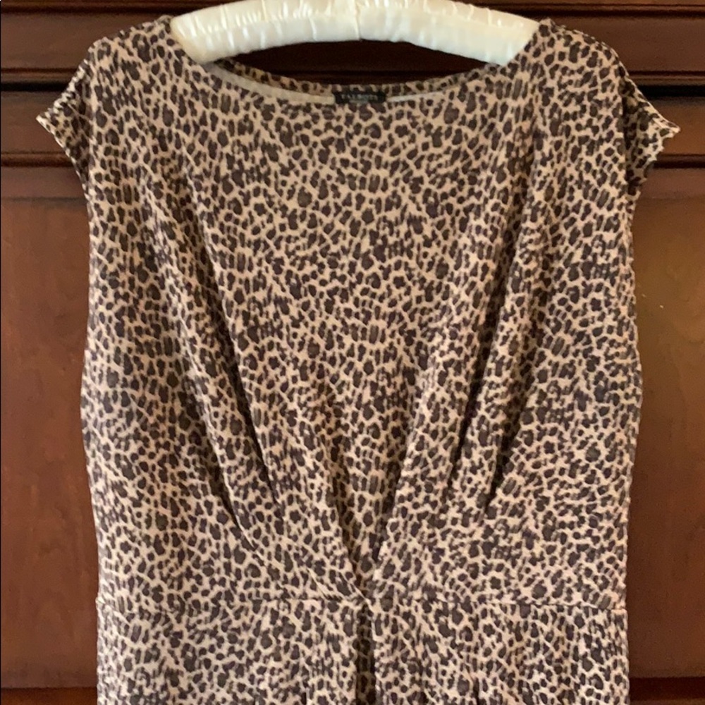Leopard print dress from Talbots